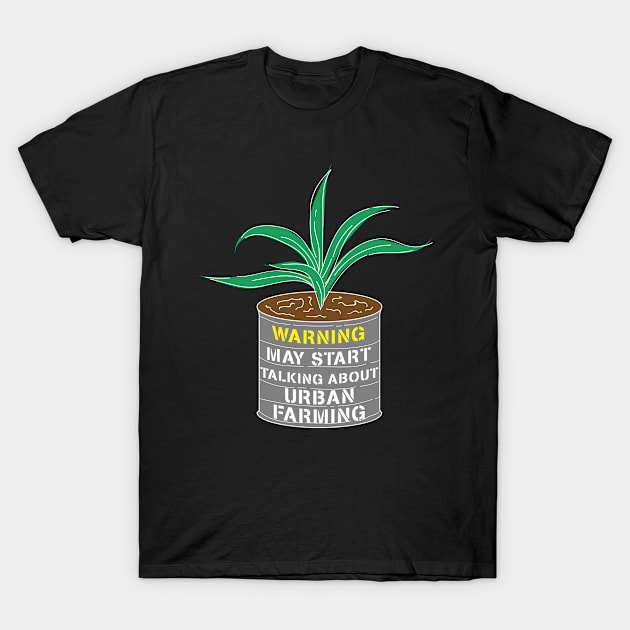 Urban Farming Funny Farmer T-Shirt by TheBestHumorApparel